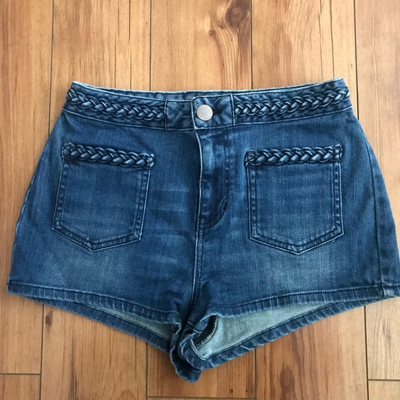 House of Harlow 1960 High Rise Jean Shorts - Picture 2 of 8